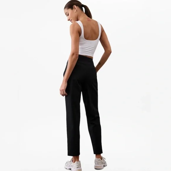 NWT Athleta Endless Black Pants size 12/P - Picture 2 of 10